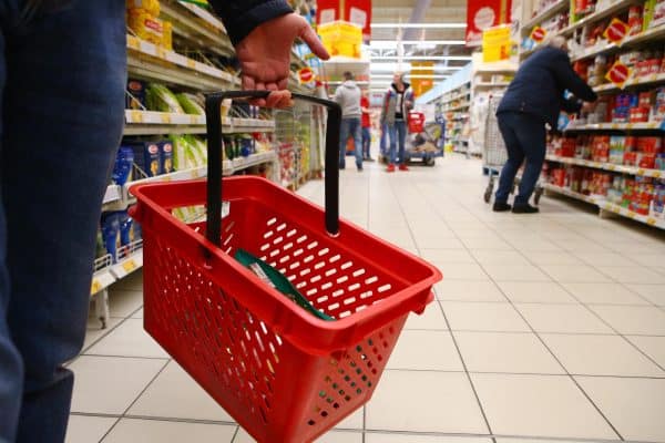 epa06593904 People walk in a hypermarket in Plock, Poland, 10 March 2018. March 11 is the first Sunday on which most shops will be closed in Poland after a law restricting Sunday trading came into effect on 01 March. Under the new legislation, as of March 2018, shopping will only be allowed on the first and last Sunday of the month.  EPA/MARCIN BEDNARSKI POLAND OUT