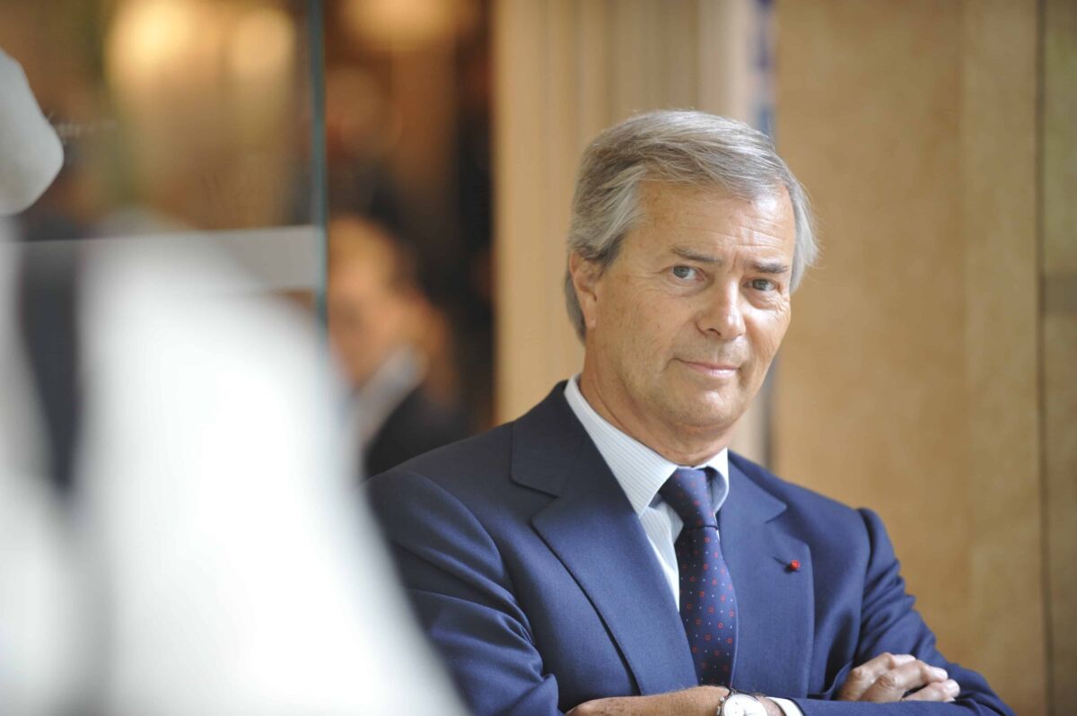 File photo : Vincent Bollore during a celebration marking the 10th anniversary of 'Fondation de la 2e Chance', with Michel Giraud and Ministers Xavier Darcos and Xavier Bertrand, in Paris, France on May 19, 2008. French billionaire Vincent Bollore, who days ago stepped down as chairman of media giant Vivendi, is being questioned by police as part of an investigation into allegations of corrupt business practices in Africa, Le Monde newspaper reported on Tuesday. Photo by Ammar Abd Rabbo/ABACAPRESS.COM