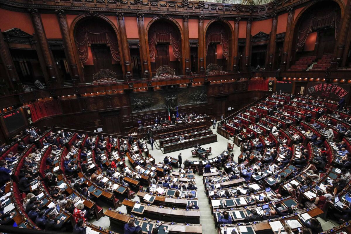 Un momento alla Camera durante le votazioni degli ordini del giorno del decreto 'sblocca cantieri', Roma 13 giugno 2019. ANSA/GIUSEPPE LAMI