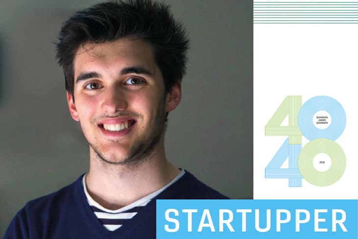 40 UNDER 40 STARTUPPER startup