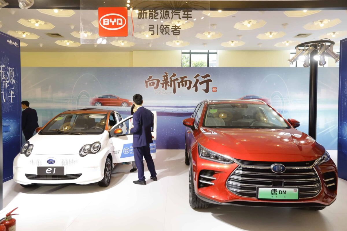 AUTO ELETTRICHE CINA byd
