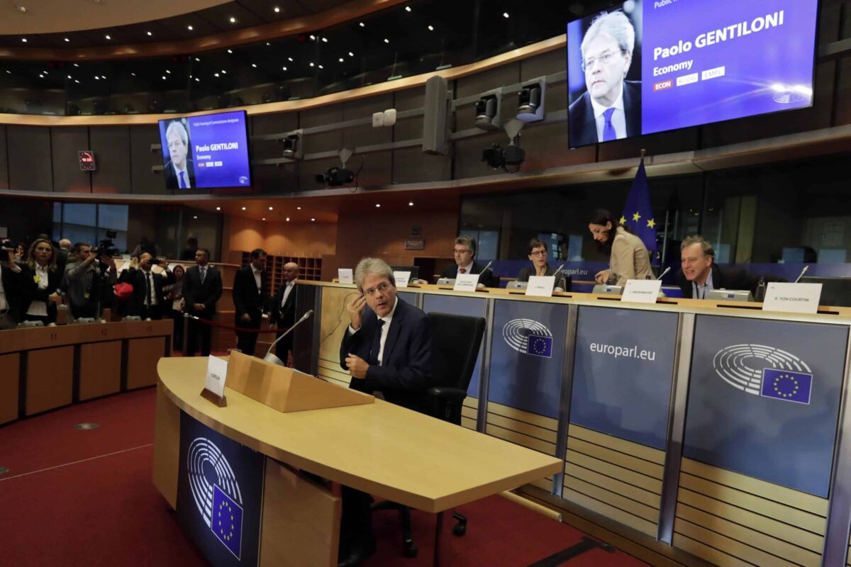 Gentiloni parlamento Ue