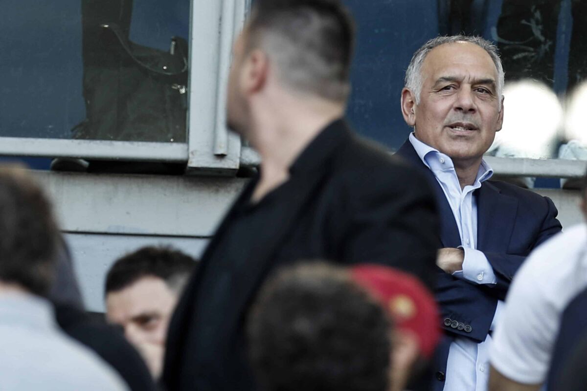 Roma's President James Pallotta on the stands during the Serie A soccer match between AS Roma and Chievo Verona at the Olimpico stadium in Rome, Italy, 28 Aprile 2018. ANSA/RICCARDO ANTIMIANI