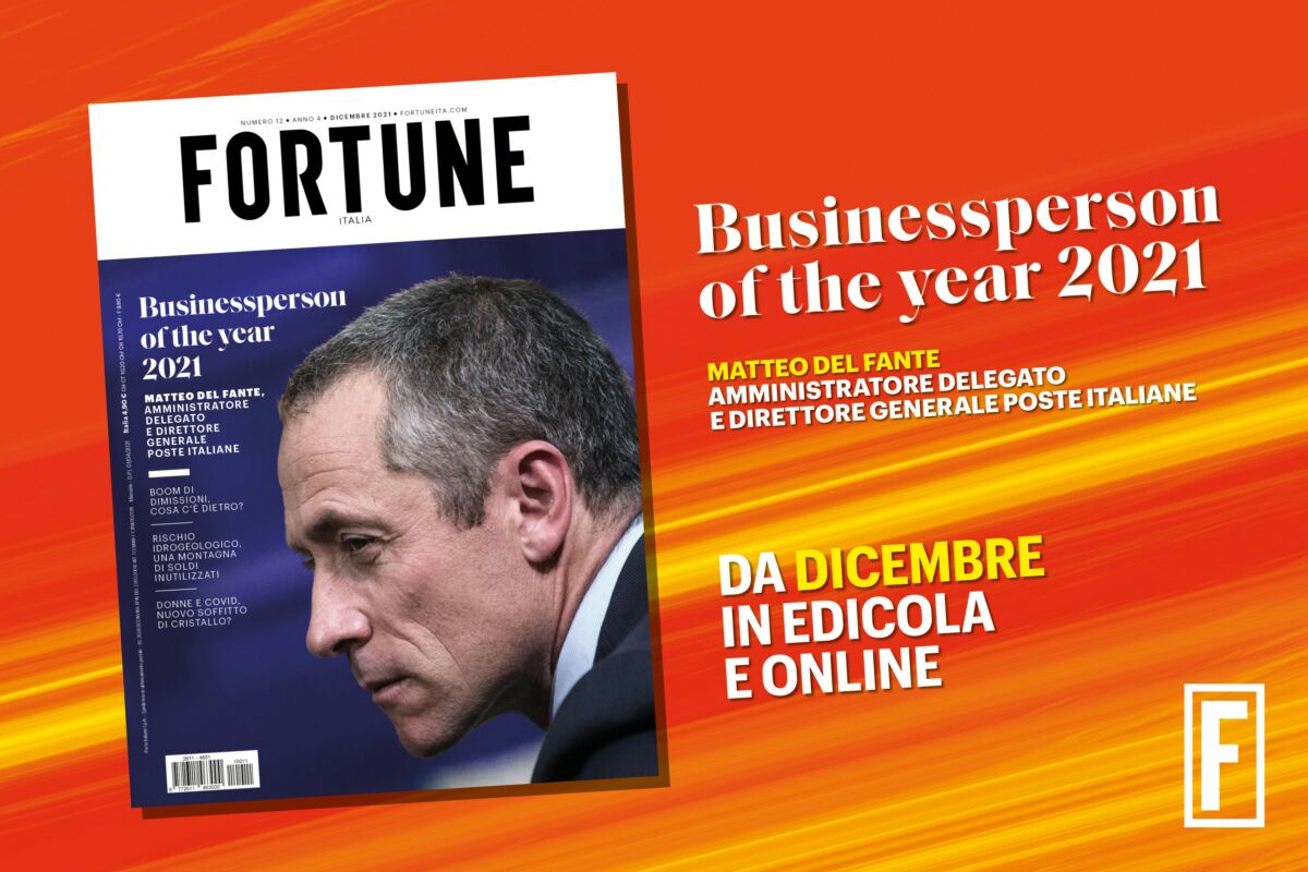 fortune italia cover dicembre 2021 gennaio 2022