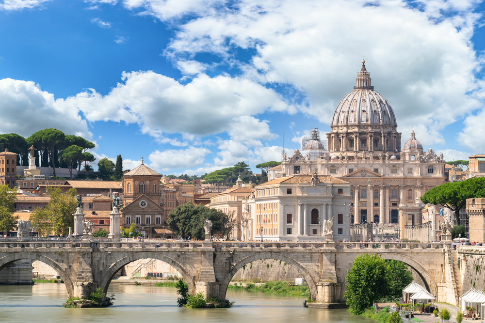 St.peter's,Basilica,In,Vatican,,Rome.italy