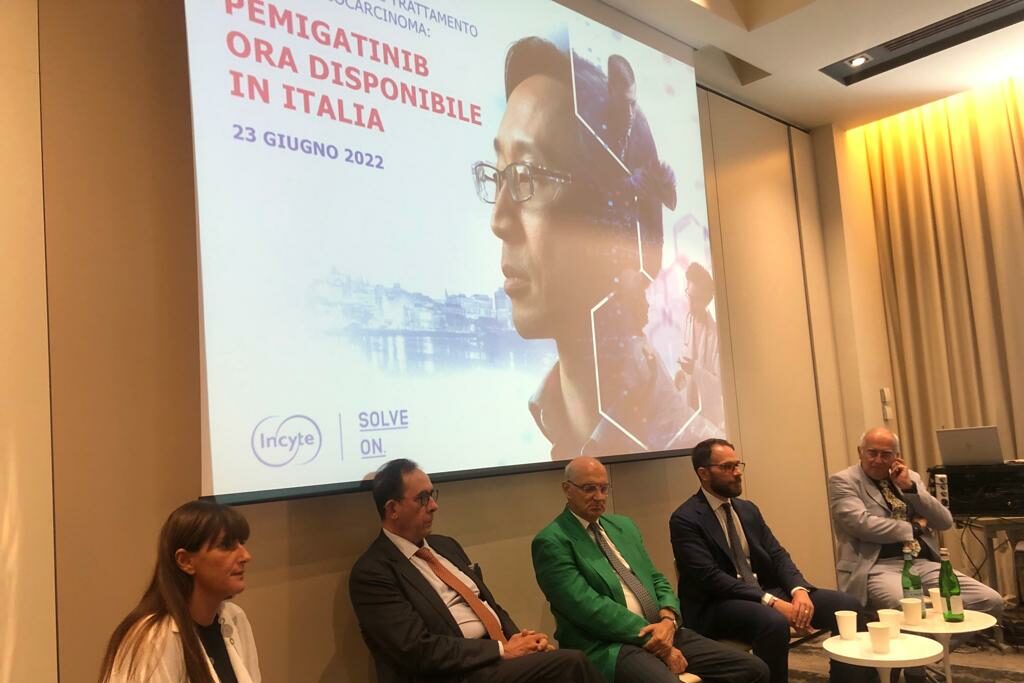 Un momento dell'incontro Incyte