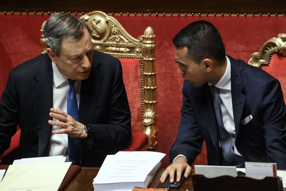 Mario Draghi e Luigi Di Maio Fortune Italia