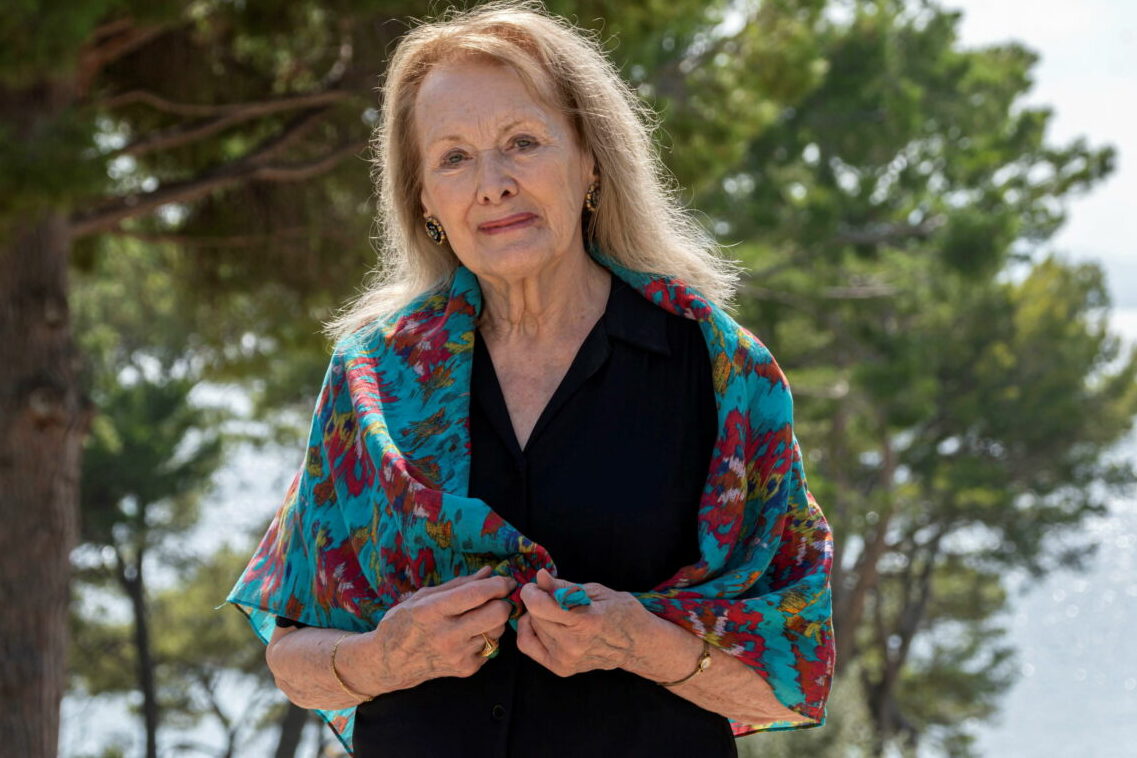 epa10226413 (FILE) - French writer Annie Ernaux poses for a photograph at Hotel Formentor garden, in Pollenca, Majorca, Balearic Islands, Spain, 20 September 2019 (reissued 06 October 2022). French author Annie Ernaux has been awarded on 06 October 2022, the Nobel Prize in Literature for 2022 'for the courage and clinical acuity with which she uncovers the roots, estrangements and collective restraints of personal memory'.  EPA/CATI CLADERA *** Local Caption *** 55481224