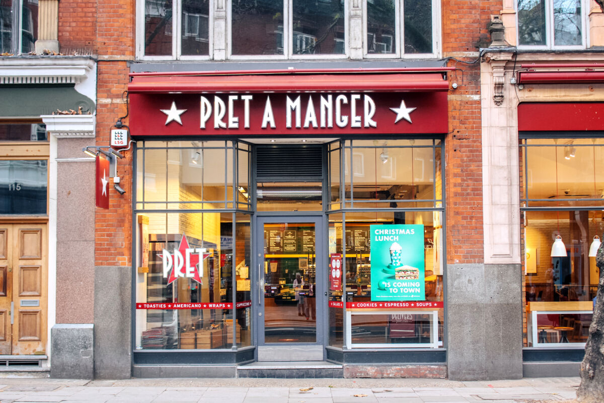 London,,Uk,-,22,November,2020:,Pret,A,Manger,In