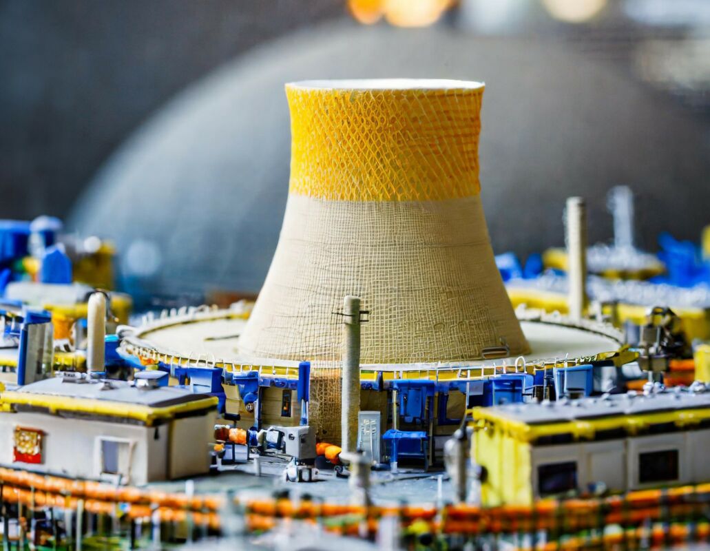 Firefly nuclear power plant model macro photos 98366 copia