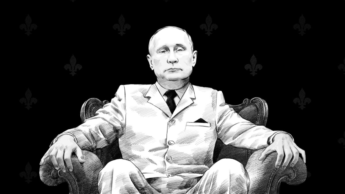 Vladimir,Putin.,Portrait,Drawing,Illustration.,April,20,,2020