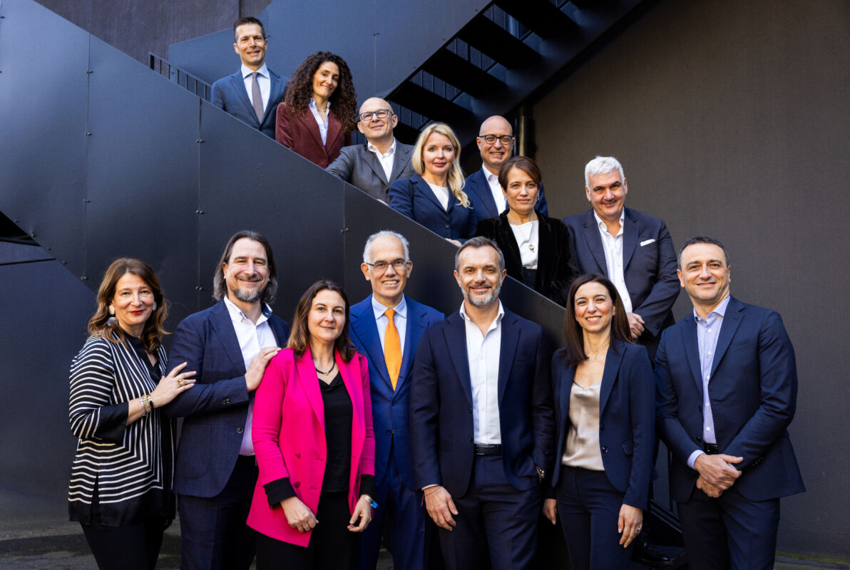 Il leadership team di Microsoft Italia.