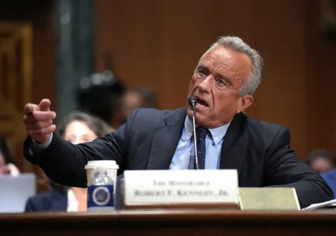 ANDREW HARNIK/GETTY IMAGES Kennedy