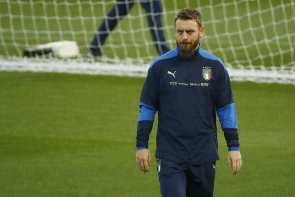 Italy's staff member Daniele De Rossi during the training session on the eve of the FIFA World Cup Qatar 2022 qualification round one soccer match Italy vs Northern Ireland at Ennio Tardini stadium in Parma, Italy, 24 March 2021.   ANSA / ELISABETTA BARACCHI