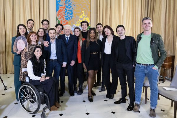 Il Presidente Sergio Mattarella in occasione dell'incontro con 12 giovani creator dal titolo "La Costituzione in Shorts”
(foto di Francesco Ammendola - Ufficio per la Stampa e la Comunicazione della Presidenza della Repubblica)