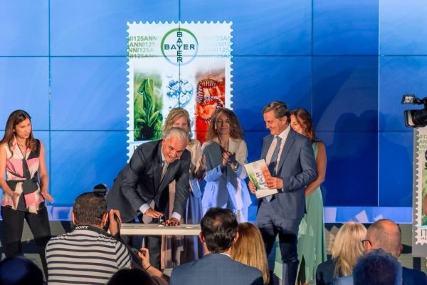 Bayer francobollo annullo