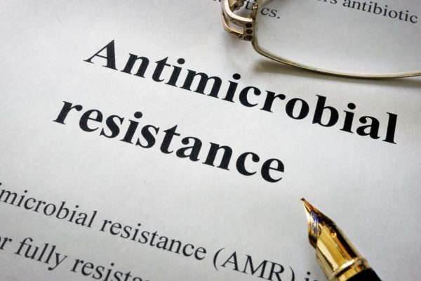 Paper,With,Words,Antimicrobial,Resistance,Amr,And,Glasses.,Medical,Concept.