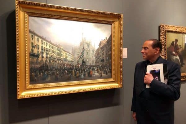 Il leader di Forza Italia, Silvio Berlusconi, durante la visita alla mostra mercato degli antiquari al palazzo della Permanente di Milano, in una immagine pubblicata sul suo profilo Twitter, 11 maggio 2018.
TWITTER SILVIO BERLUSCONI
+++ ATTENZIONE LA FOTO NON PUO' ESSERE PUBBLICATA O RIPRODOTTA SENZA L'AUTORIZZAZIONE DELLA FONTE DI ORIGINE CUI SI RINVIA +++ ++HO- NO SALES EDITORIAL USE ONLY++