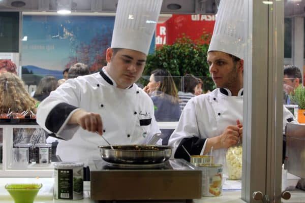 Un' immagine del Cibus di Parma, il salone internazionale dell'alimentazione da oggi al 15 maggio alla Fiera di Parma.GIORGIO BENVENUTI