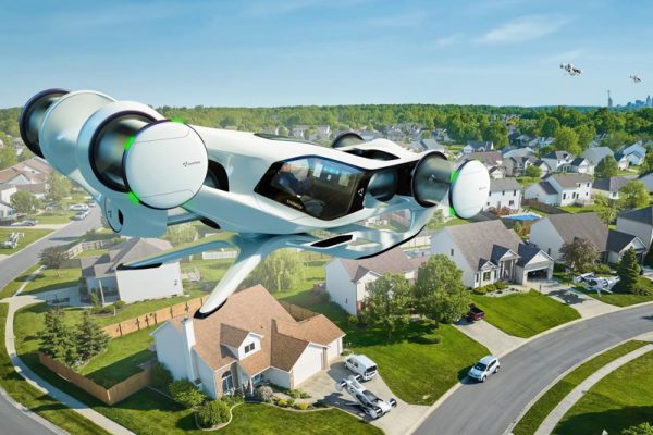 CYCLOTECH 3 mezzo a zero emissioni che decolla e atterra verticalmente come un drone