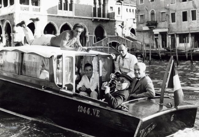 Cesare Zavattini e Vittorio De Sica - 1968 &copy; La Biennale di Venezia - foto ASAC