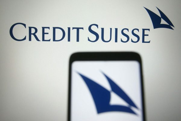 March 25, 2021, Ukraine: In this photo illustration the Credit Suisse logo of an investment banking company is seen on a smartphone and a pc screen. (Credit Image: © Pavlo Gonchar/SOPA Images via ZUMA Wire)