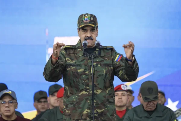 Il Presidente del Venezuela Nicolas Maduro.