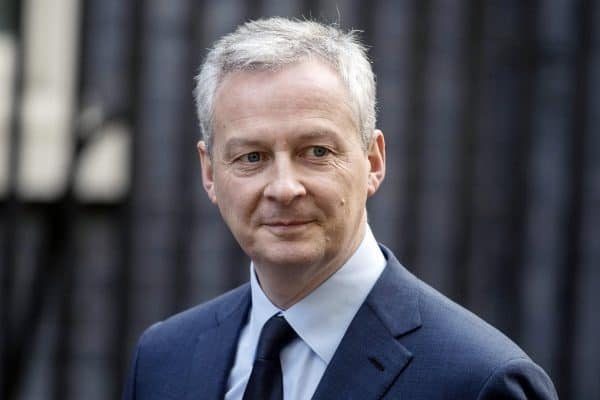 epa06584406 French Finance Minister Bruno Le Maire arrives for a meeting at No. 10 Downing Street in London, Britain, 06 March 2018.  EPA/WILL OLIVER