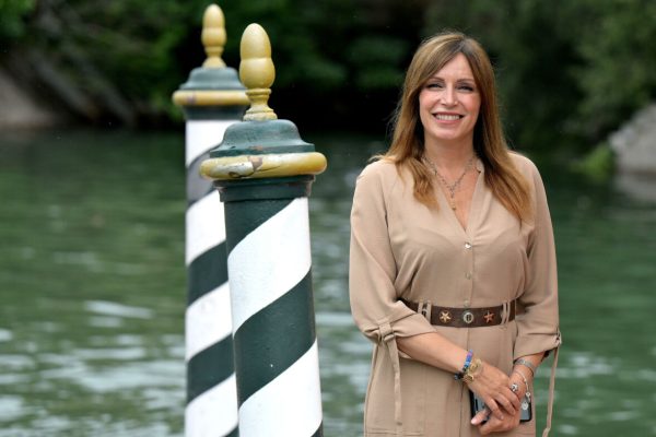 Italian Undersecretary for Culture, Lucia Borgonzoni, arrives at the Lido Beach for the Venice International Film Festival, in Venice, Italy, 30 August 2023. The 80th edition of the Venice Film Festival runs from 30 August to 09 September 2023.   ANSA/ETTORE FERRARI