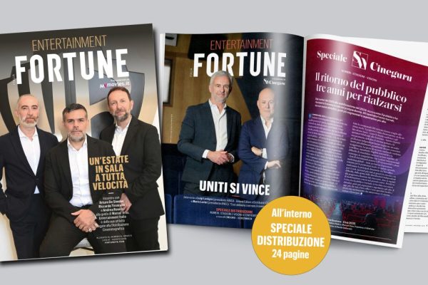 Warner Bros. nella cover del nuovo numero di Fortune Italia Entertainment.