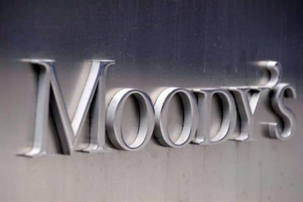 (FILE) A file picture dated 13 July 2011 shows the Moody's logo outside the offices of Moody's Corporation in New York, New York, USA. 
ANSA/ANDREW GOMBERT