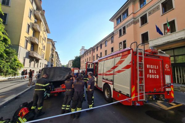 incendio Rsa anziani