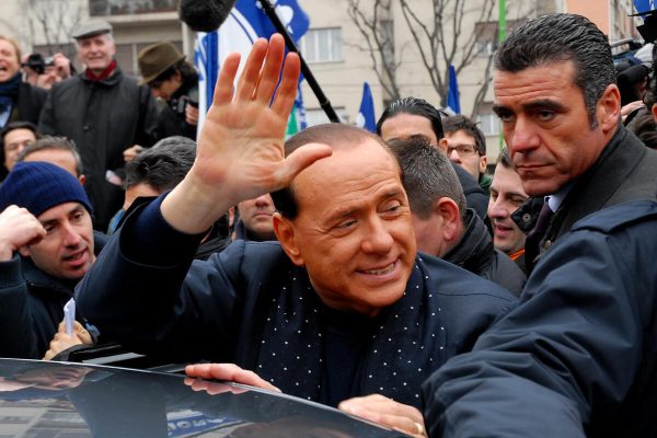 Italy,-,Milan,February,28,2018,-,Silvio,Berlusconi,During,A
