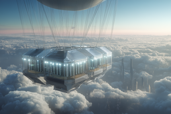 data center cloud floating