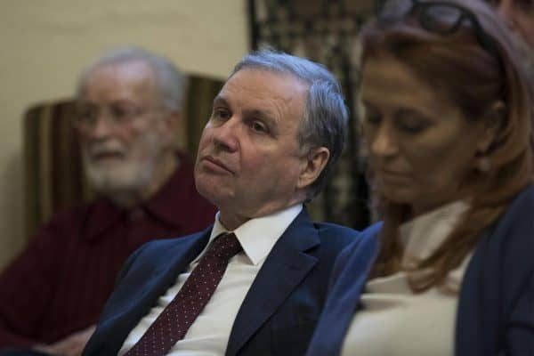 Ignazio Visco durante la presentazione del libro di Enrico Giovannini "L'utopia sostenibile", Roma, 14 marzo 2018.
ANSA/MASSIMO PERCOSSI