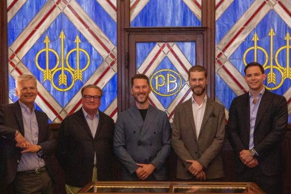 Nella foto partendo da sinistra: Franco Gussalli Beretta, Pietro Gussalli Beretta, Cristian Specogna, Michele Specogna e Carlo Gussalli Beretta.