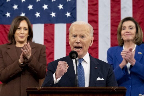March 1, 2022, Washington, District of Columbia, USA: US President JOE BIDEN delivers the State of the Union address to a joint session of Congress at the US Capitol in Washington. (Credit Image: © Saul Loeb/Pool Via CNP via ZUMA Press Wire)
