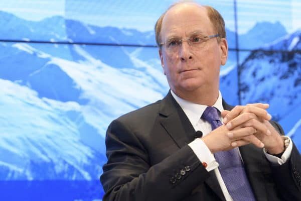 epa06473401 Laurence D. Fink, Chairman and CEO of BlackRock Inc. speaks during a panel session during the 48th Annual Meeting of the World Economic Forum, WEF, in Davos, Switzerland, 25 January 2018. The meeting brings together entrepreneurs, scientists, corporate and political leaders in Davos, January 23 to 26.  EPA/LAURENT GILLIERON