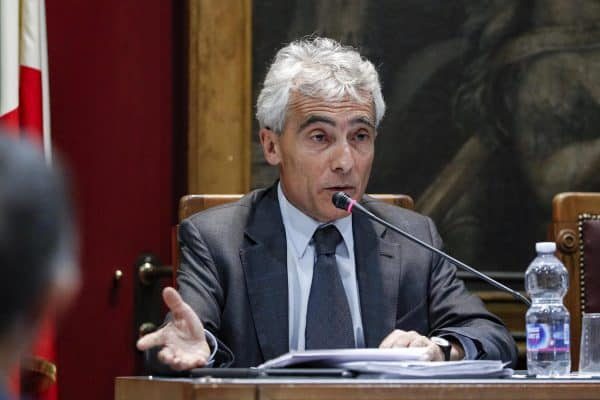 Il presidente dell'Inps, Tito Boeri, in audizione davanti alle commissioni Finanze e Lavoro della Camera, Roma, 19 luglio 2018.
ANSA/GIUSEPPE LAMI