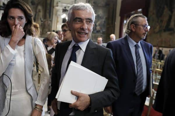 Tito Boeri, presidente dell'INPS, durante la relazione annuale dell'INPS, Camera dei Deputati, Roma, 4 luglio 2018. ANSA/RICCARDO ANTIMIANI