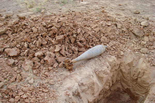 droni per sminare il terreno.