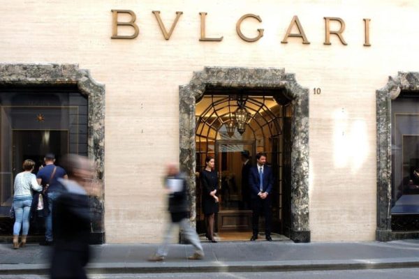 A general view of the historic shop of jewels Bulgari after restoration in the center in Rome, Italy, 20 March 2014. Carla Bruni Sarkozy will cut the ribbon this evening to inaugurate the renovated historic shop in Via Condotti, decorated by architect Peter Marino.
ANSA/CLAUDIO ONORATI