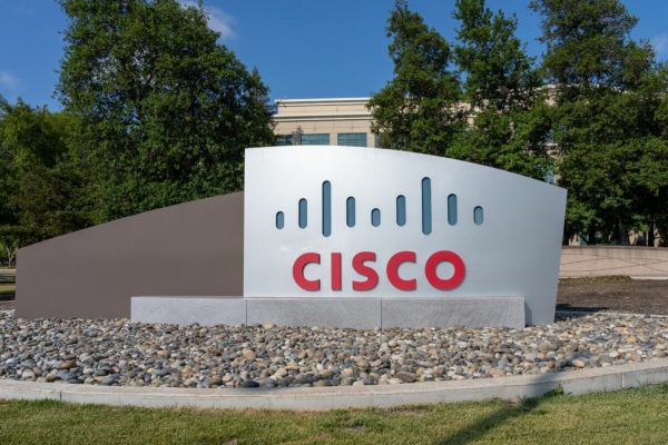 Cisco,Sign,At,The,Headquarters,In,San,Jose,,California,,Usa
