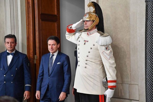 Designated Italian Prime Minister addresses the media after a meeting with Italian President Sergio Mattarella at the Quirinale Palace, in Rome, Italy, 29 August 2019. Thursday morning to try to form a new government majority with the anti-establishment 5-Star Movement (M5S) and the centre-left Democratic Party (PD) replacing the M5S-League administration which nationalist League leader Matteo Salvini brought down earlier this month.
ANSA/ALESSANDRO DI MEO