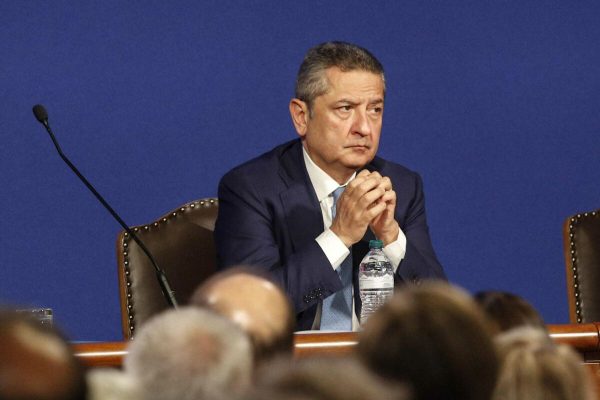 Fabio Panetta durante la relazione annuale del governatore della Banca d'Italia Ignazio Visco, Roma, 29 maggio 2018. ANSA/GIUSEPPE LAMI