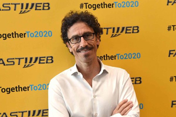 The Ceo of the Italian Telecomunication Operator Fastweb, Alberto Calcagno, poses for a photo prior to a press conference "Fiber in the air" in Milan, Italy, 2 May 2019. ANSA/DANIEL DAL ZENNARO