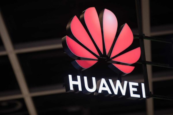 epa07590639 The Huawei Technologies Co., Ltd. logo is displayed at the company's booth during the Cloud Expo Asia 2019 in Hong Kong, China, 22 May 2019. The expo runs through 23 May.  EPA/JEROME FAVRE