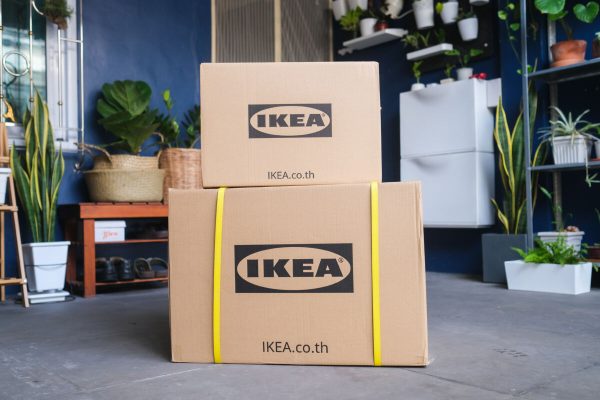 Bangkok,,Thailand,-,Nov,6,,2019:,Ikea,Logotype,Printed,On