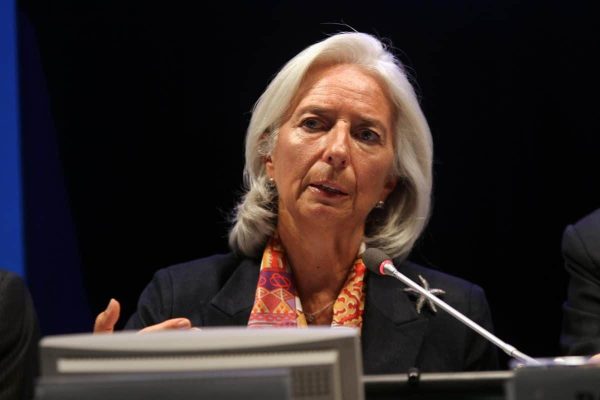 Christine Lagarde, direttore generale del Fondo monetario internazionale durante il suo intervento al workshop Ambrosetti di Cernobbio (Como), 7 settembre 2013. ANSA/ MATTEO BAZZI