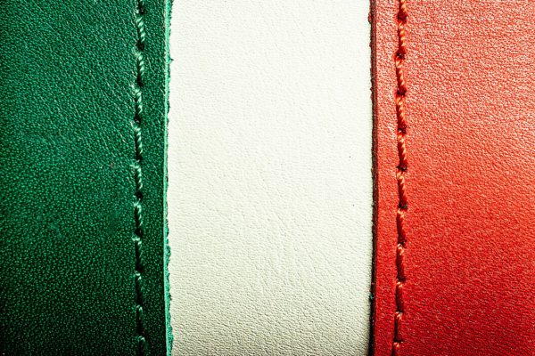 Italian,Flag,Made,Of,Genuine,Leather